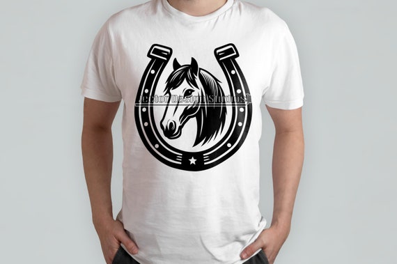 Diseño PNG Y SVG De Silueta De Herradura Común Para Camisetas