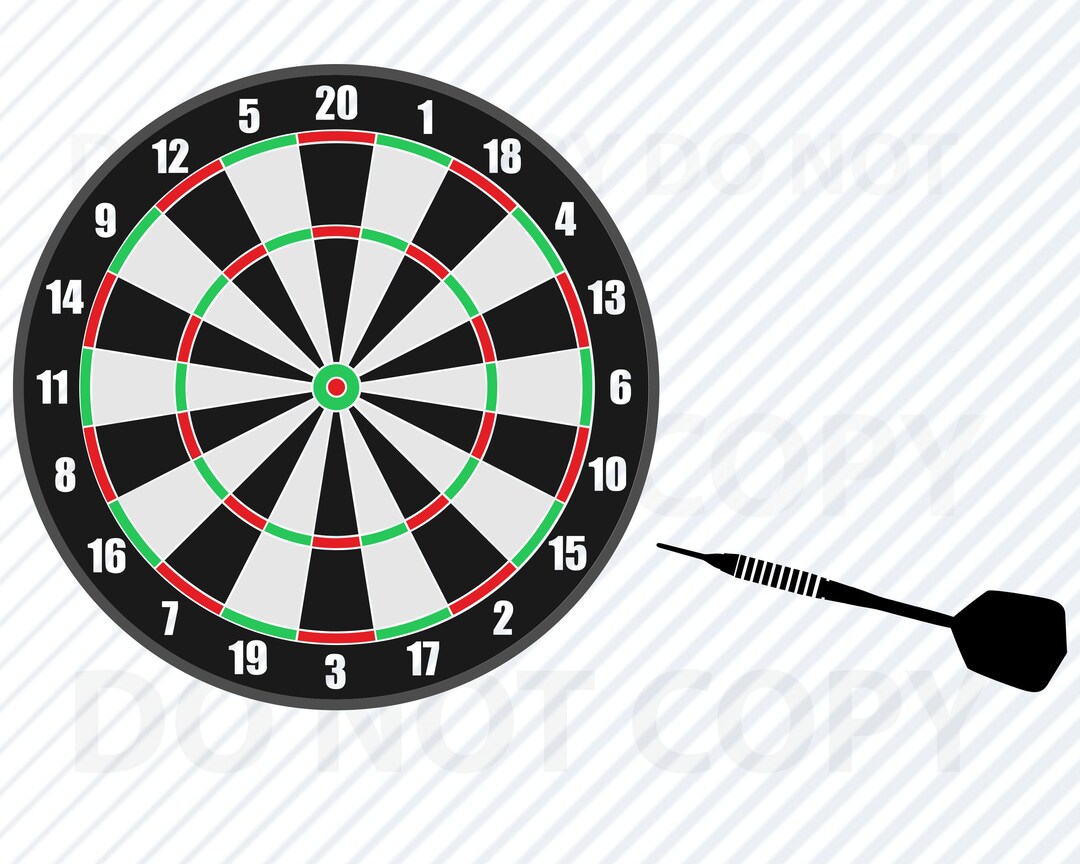 Dartboard With Dart SVG File Darts Vector Images Silhouette Clip Art Dartboard With Dart SVG File Darts Vector Images Silhouette Clip Art