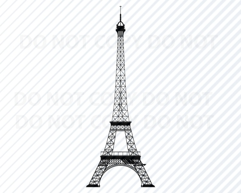 Download Svg Files for Cricut Eiffel Tower svg Paris Clip Art | Etsy