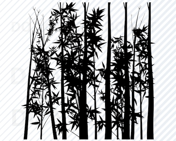 Jungle svg file for cricut trees vector images bamboo tree