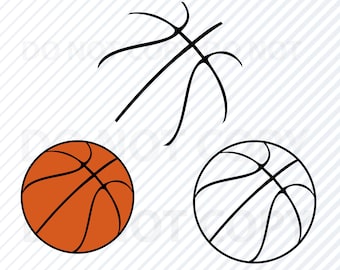 Basketball SVG Files  Basketball Vector Images Sports Clip Art silhouette SVG Bundle Eps, dxf ClipArt Basketball outline png