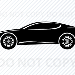 Sportwagen SVG Files -Race Car Vector Images - Car Clipart- SVG File Sports car -Car Stencil - Eps, Sports car Png, Dxf driving