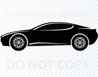 Sports Car SVG Files -Race Car Vector Images - Car Clipart- SVG File  Sports car -Car Stencil - Eps, Sports car Png ,Dxf driving