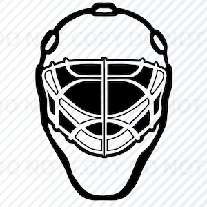 Máscara de goleiro de hóquei Arquivo SVG Imagens vetoriais de logotipo de hóquei Clip Art de esportes Hóquei no gelo svg Eps, Png máscara de esportes