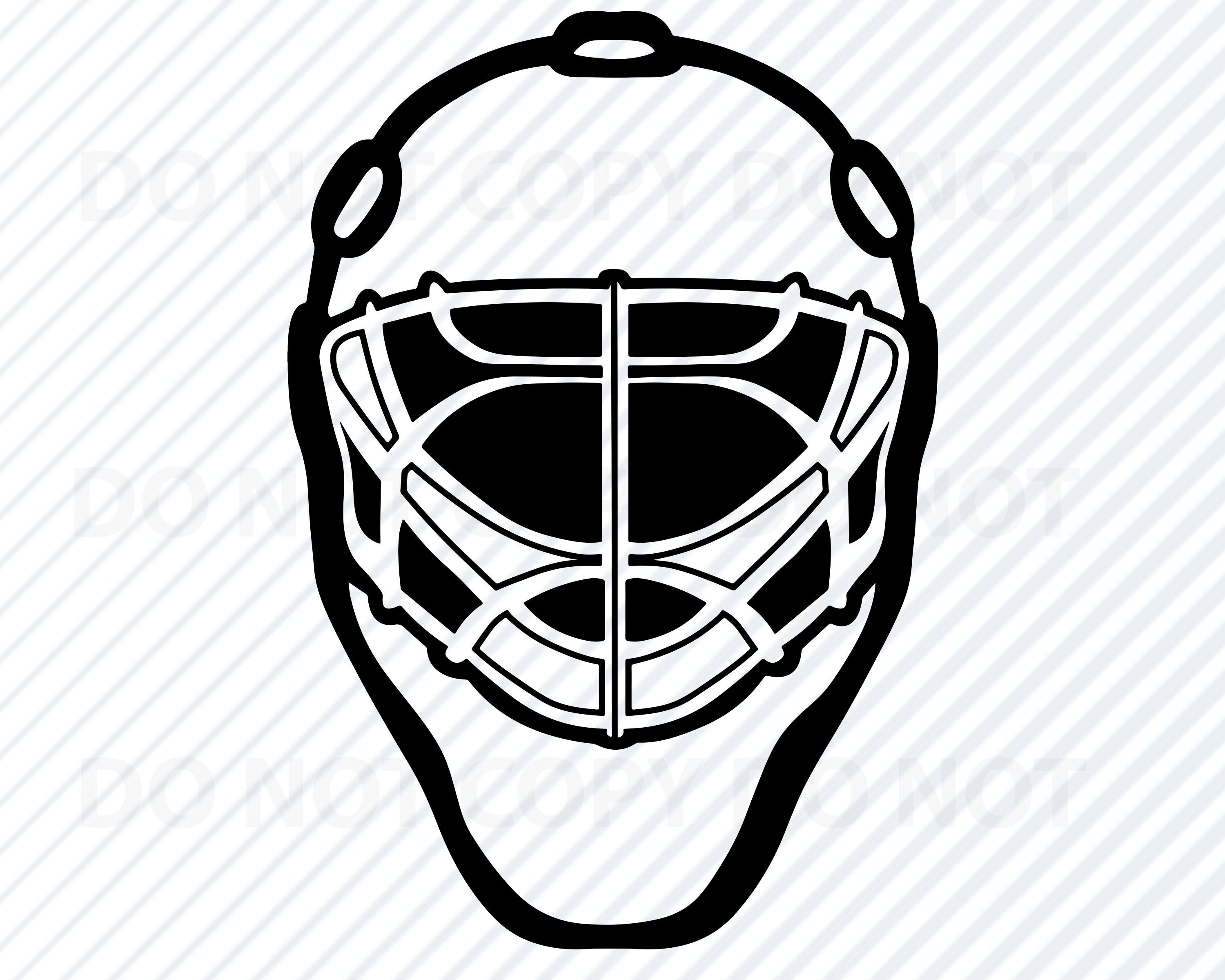 Goalie helmet PNG Designs for T Shirt & Merch