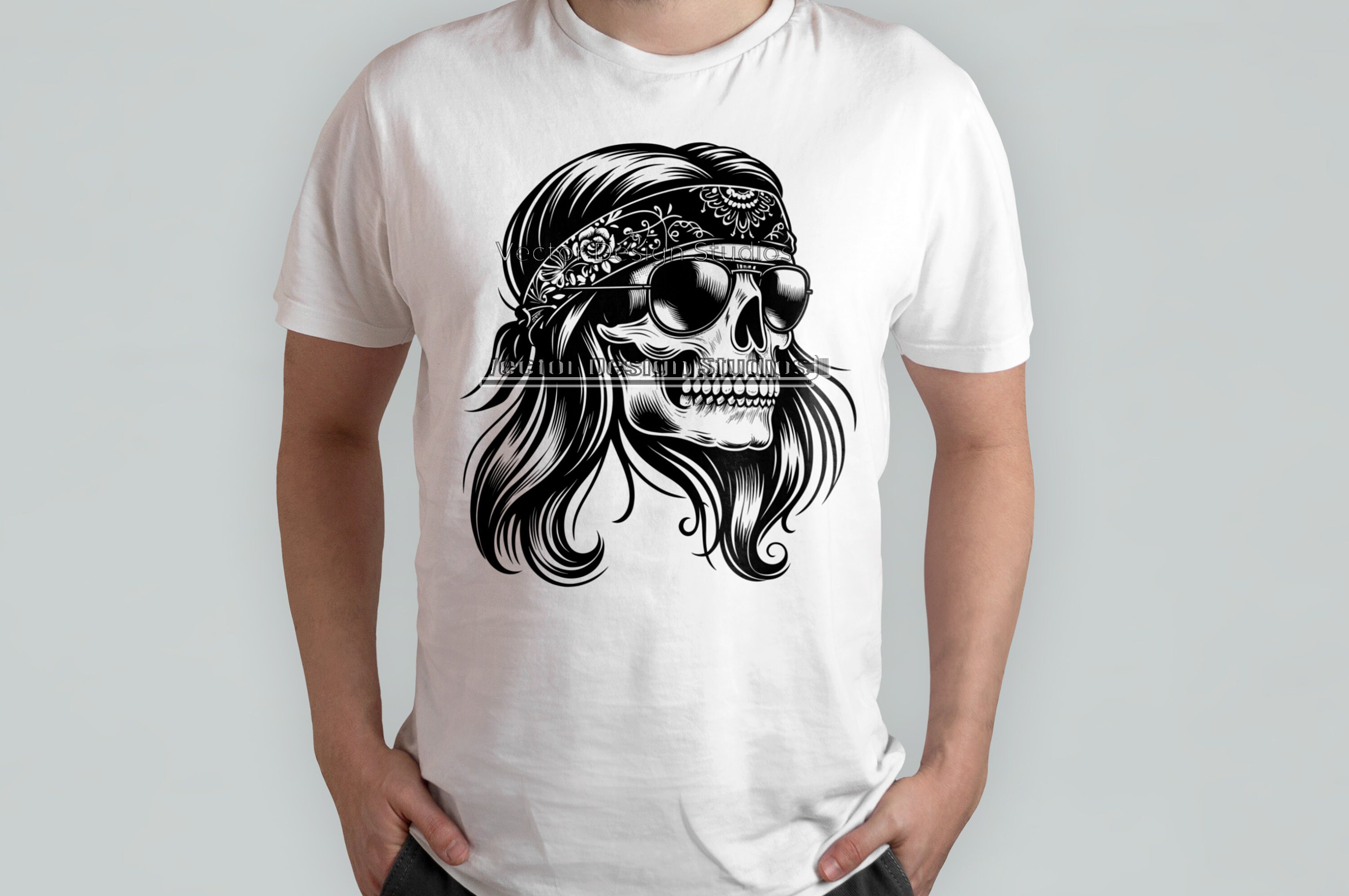 ミュージシャン bonez Vintage Bandana Skull Tee XL ミュージシャン the bonez Vintage Bandana Skull Tee XXL The
