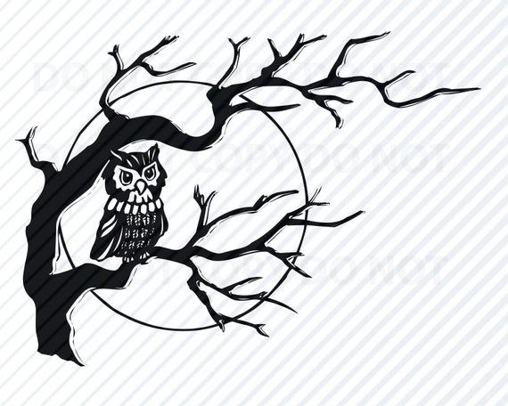 Download Owl Svg Files Clipart Clip Art Silhouette Vector Images Etsy