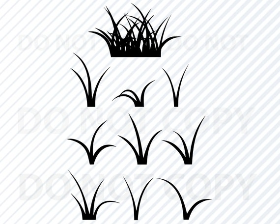 Download Detailed Grass 2 Svg File For Cricut Grass Vector Images Etsy