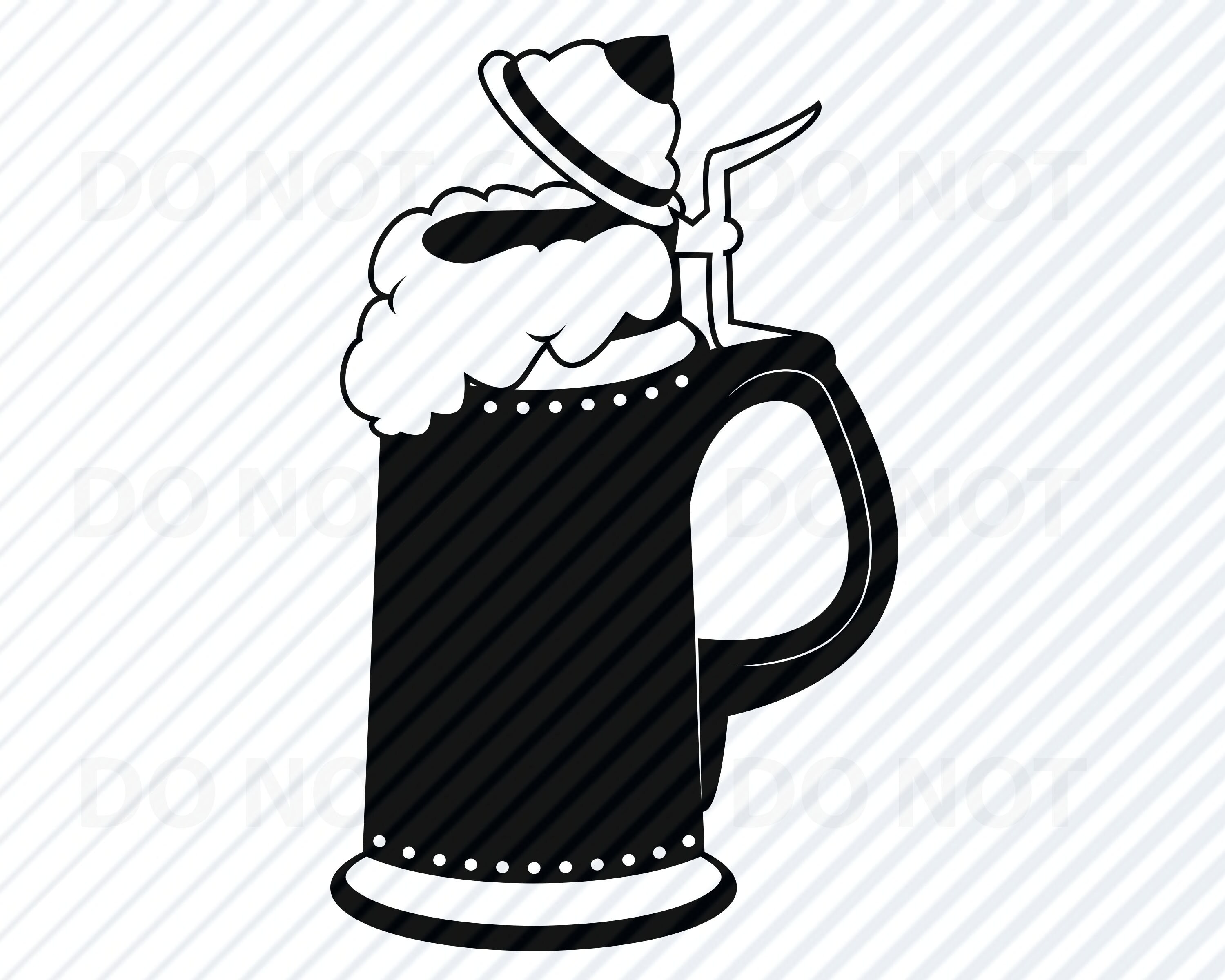 Beer Stein SVG Files for Cricut Beer mug Vector Images Etsy