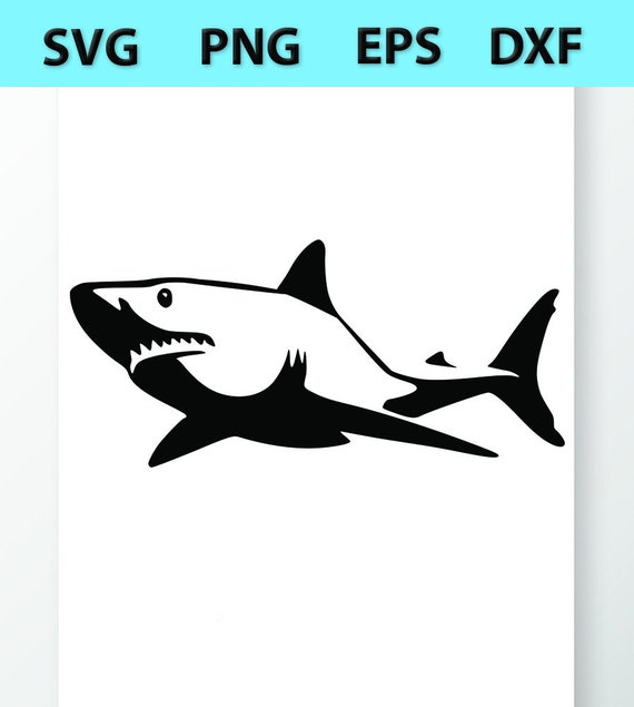 Download Shark Svg File For Cricut Great White Shark Vector Images Etsy