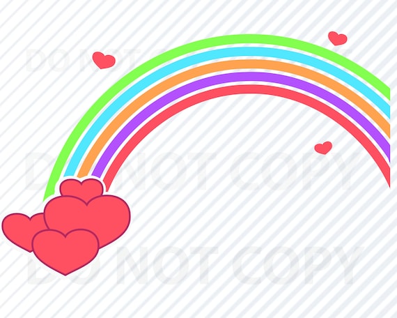Download Valentine Svg Files For Cricut Valentine Rainbow Vector Etsy