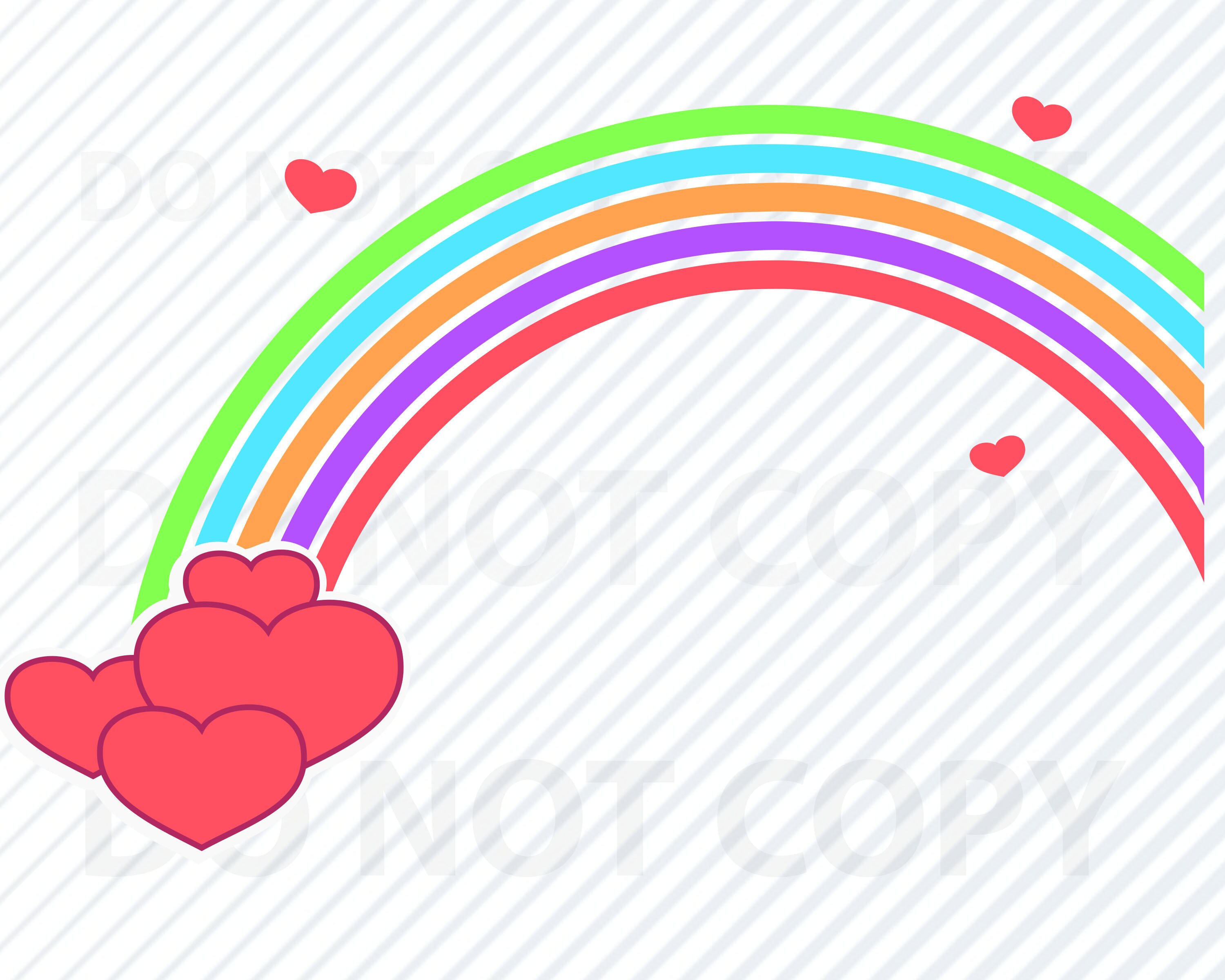 Download Valentine Svg Files For Cricut Valentine Rainbow Vector Etsy