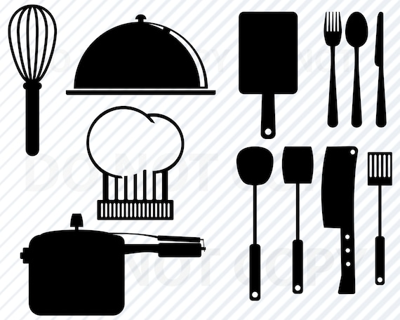 Set Of Chef With Other Kitchen Equipments Royalty Free SVG, Cliparts,  Vectors, and Stock Illustration. Image 41727363.