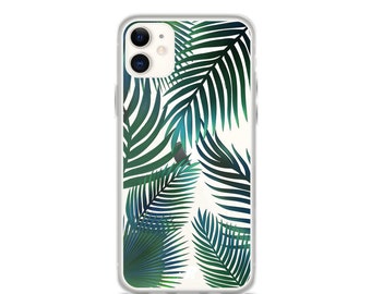 Tropical Island Palms iPhone Case | Beach lifestyle | Calming Natural Lush Botanical | Resort Elegance