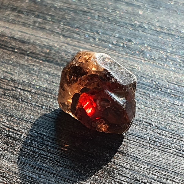 5,00 Ct Jacinth Natural Zircon Cambodia Facet Grade Top Crystal Rough Ratanakiri From Cambodian High quality Rare Transparent Zircon Jacinth