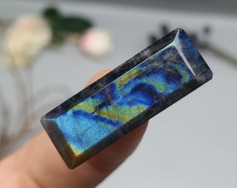 1.87 gr, Finnish Spectrolite cabochon Natural Blue Finnish Spectrolite Ylamaa from Finland Labradorite look my IG Freakenfru Dmitrii Danilov