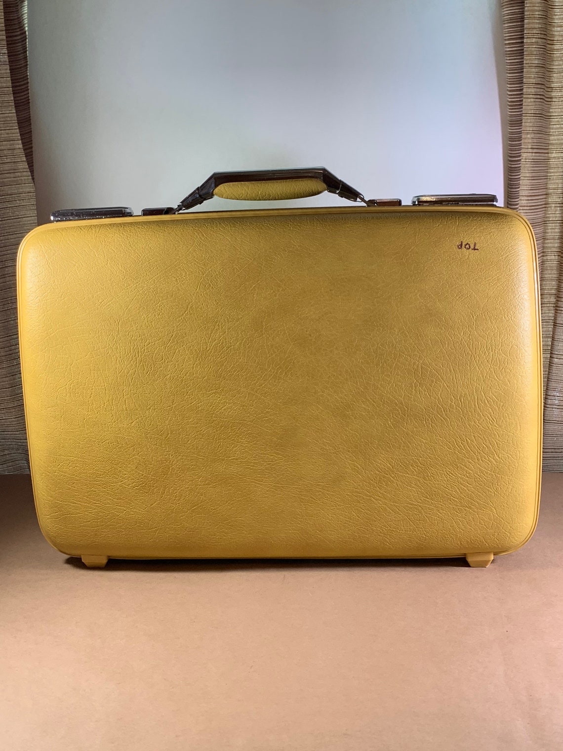 Vintage American Tourister Briefcase in Gold. Etsy