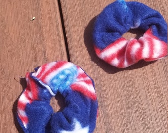 Red White and Blue Scrunchie / American Flag Scrunchie / USA Scrunchie
