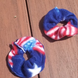 Red White and Blue Scrunchie / American Flag Scrunchie / USA Scrunchie