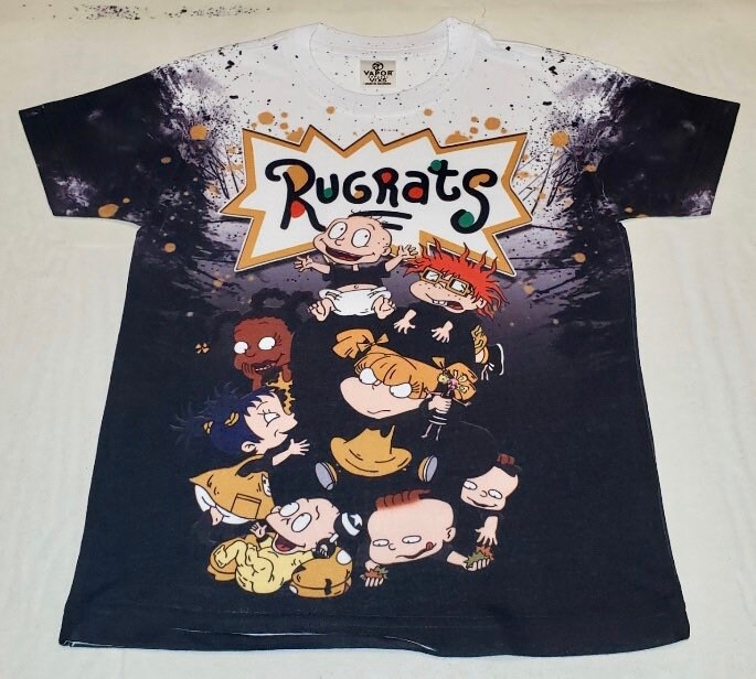 Custom Rugrats Shirt Jordan 6 and 