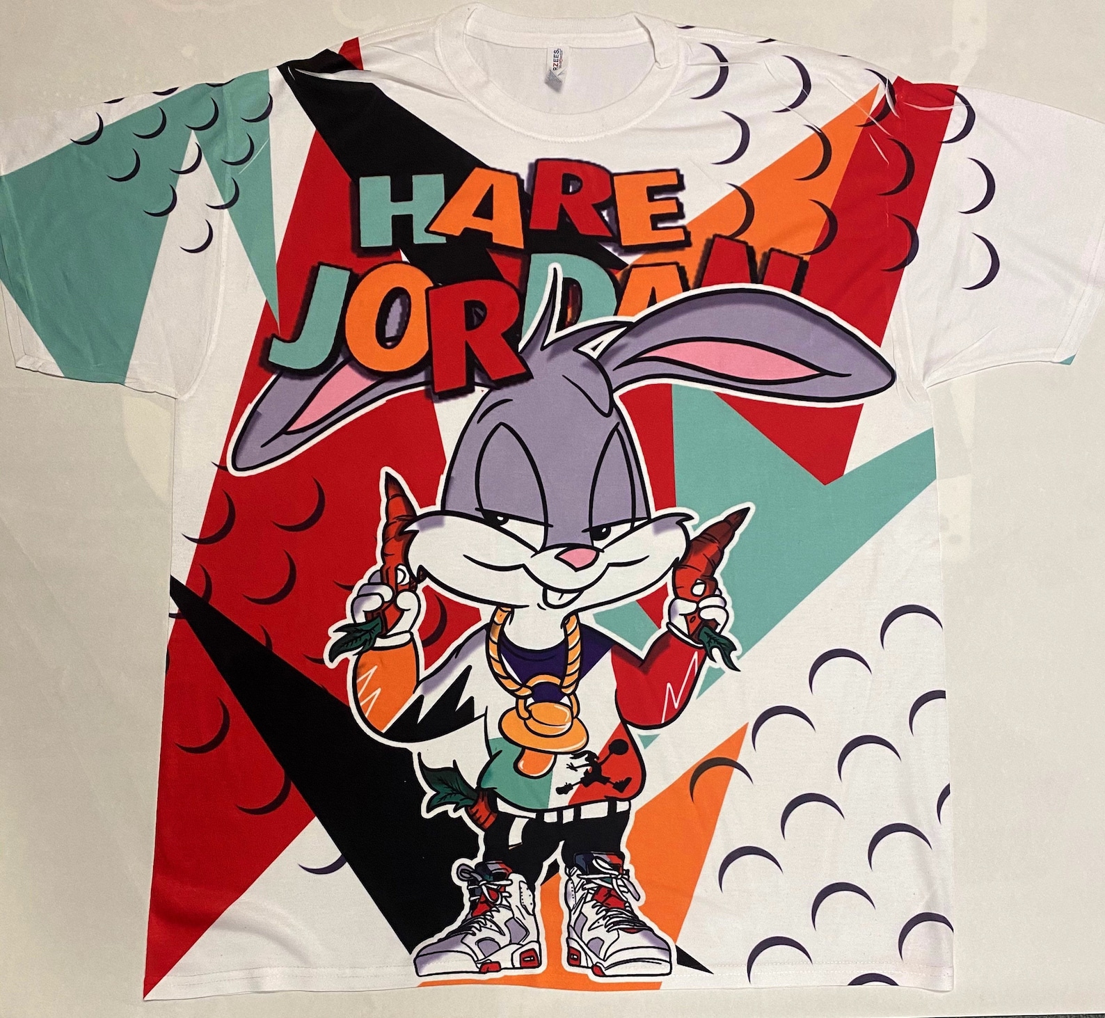 Gangsta Bugs Bunny Shirt Jordan Hare 6 Etsy