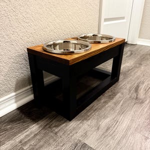 Elevated dog bowl stand - 10 inches tall