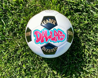 Handpainted Personalized Soccer Ball