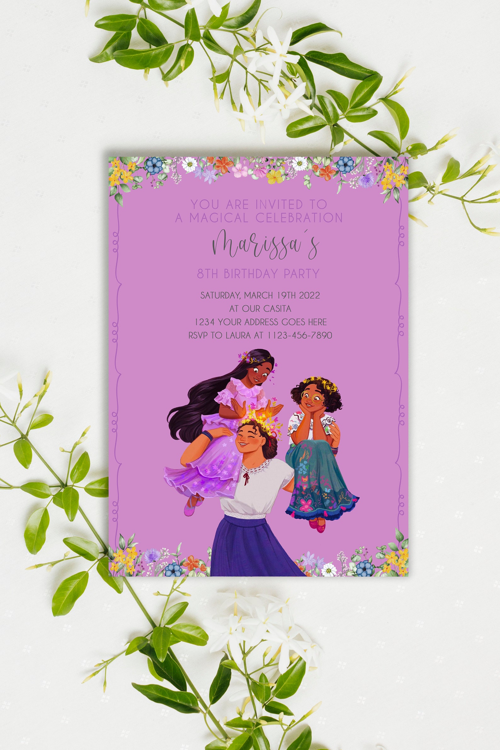 Encanto Birthday Party Invitation Etsy