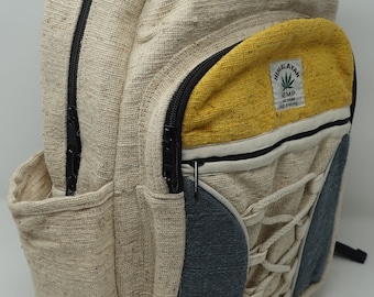 Handmade Hemp Backpack: Eco-Friendly Vegan Rucksack
