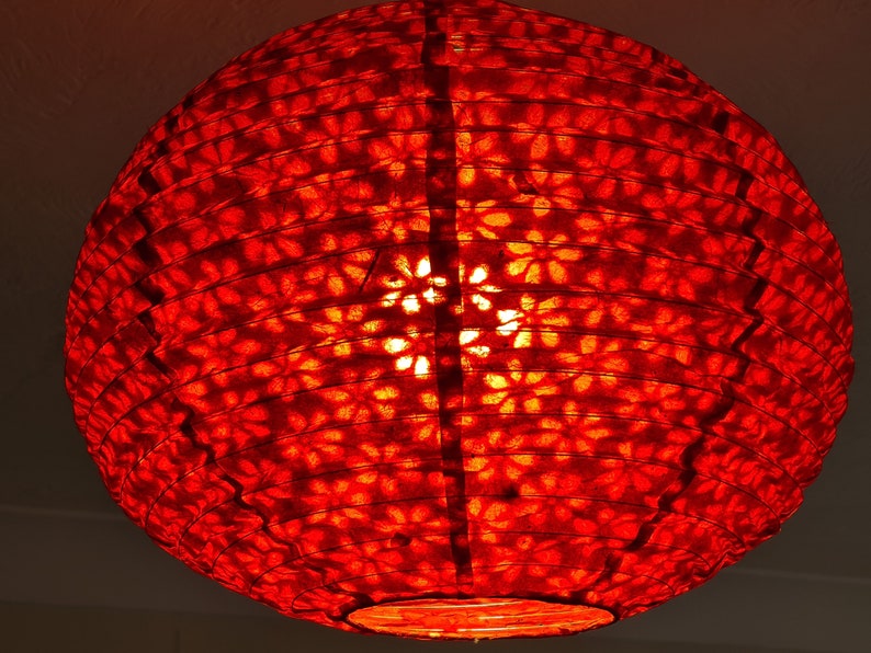 Lamp Shades Handmade Lokta Paper Lampshade round Shape - Etsy UK