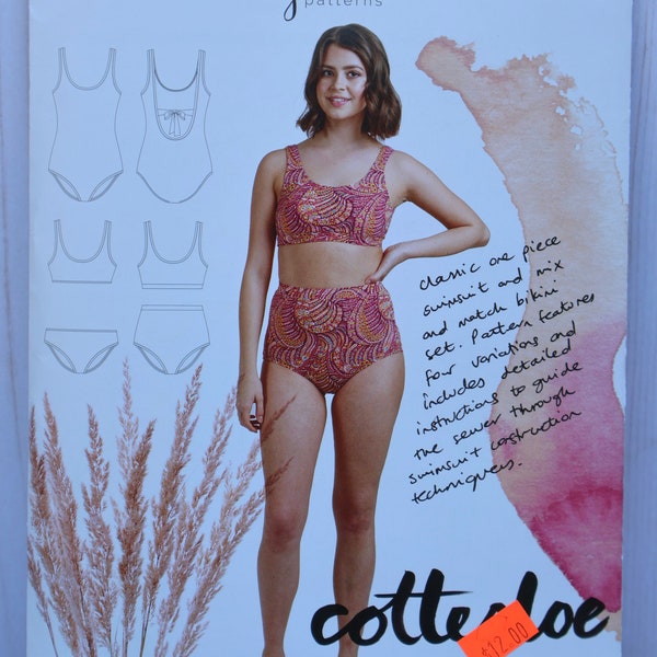 Megan Nielsen Cottesloe Swimsuit Sewing Pattern-Sizes 0-20