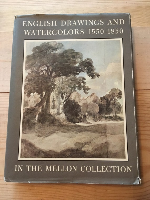 First Edition English Drawings Watercolors 1550 1850 - 