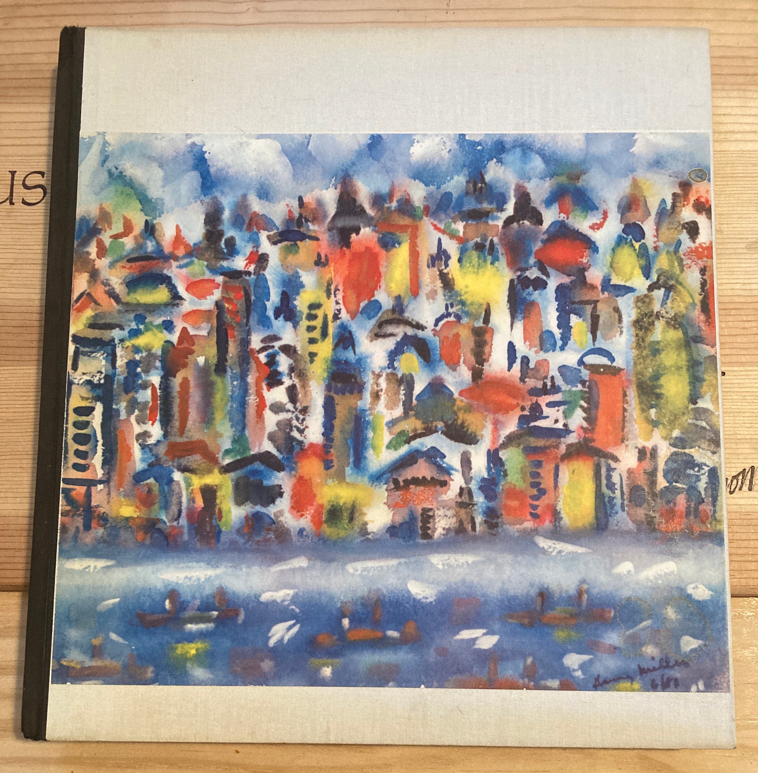 Vintage Art Book on Henry Miller Watercolors Etsy