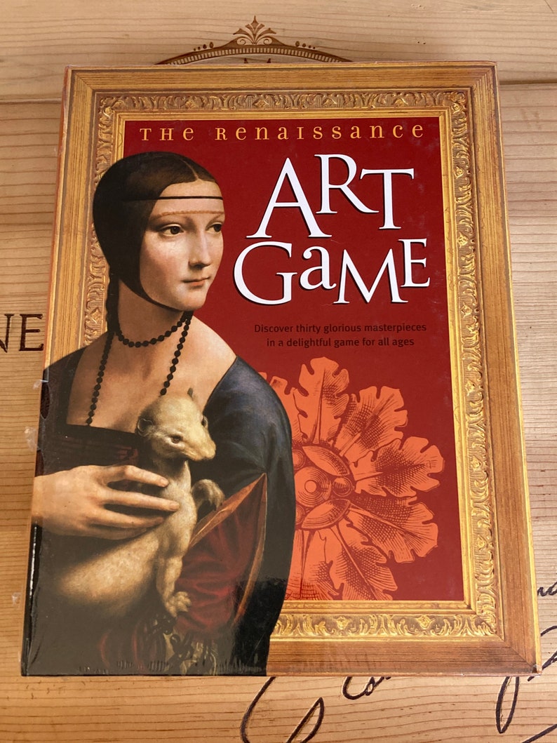 Vintage Renaissance Art Card Game NWT by Birdcage Books Etsy