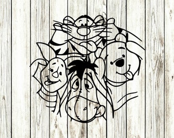 Download Winnie the pooh svg | Etsy