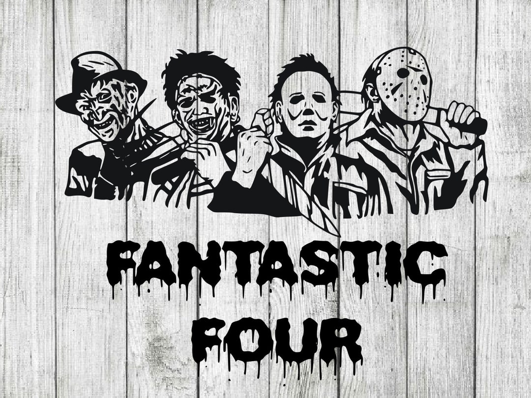Michael Myers SVG, Fantastic Four SVG, Halloween Svg, Funny Halloween