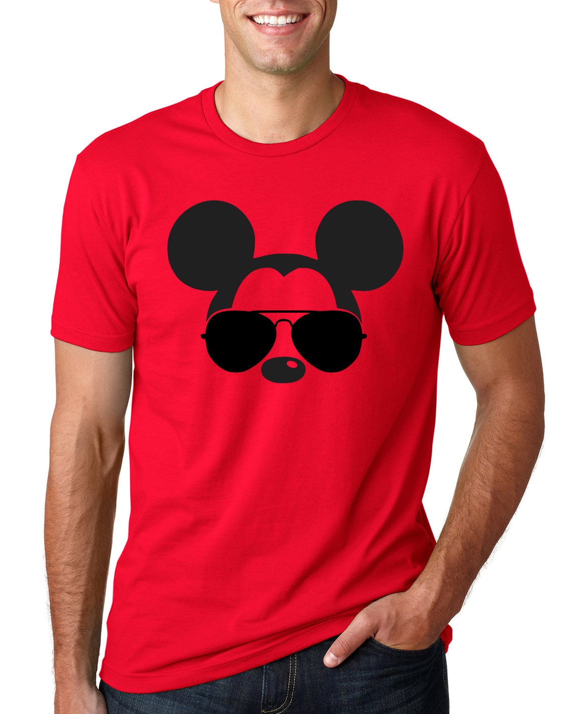 Disney's Mickey Mouse TShirt Men's Etsy