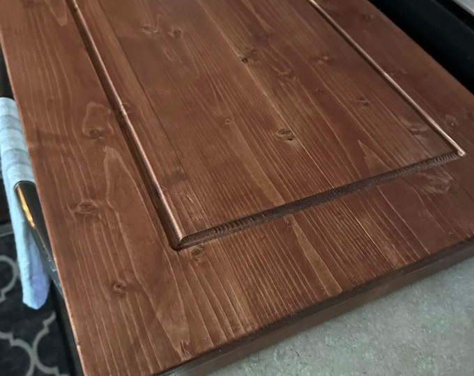 Gas stove Noodle Board Top with drip edge optional handles