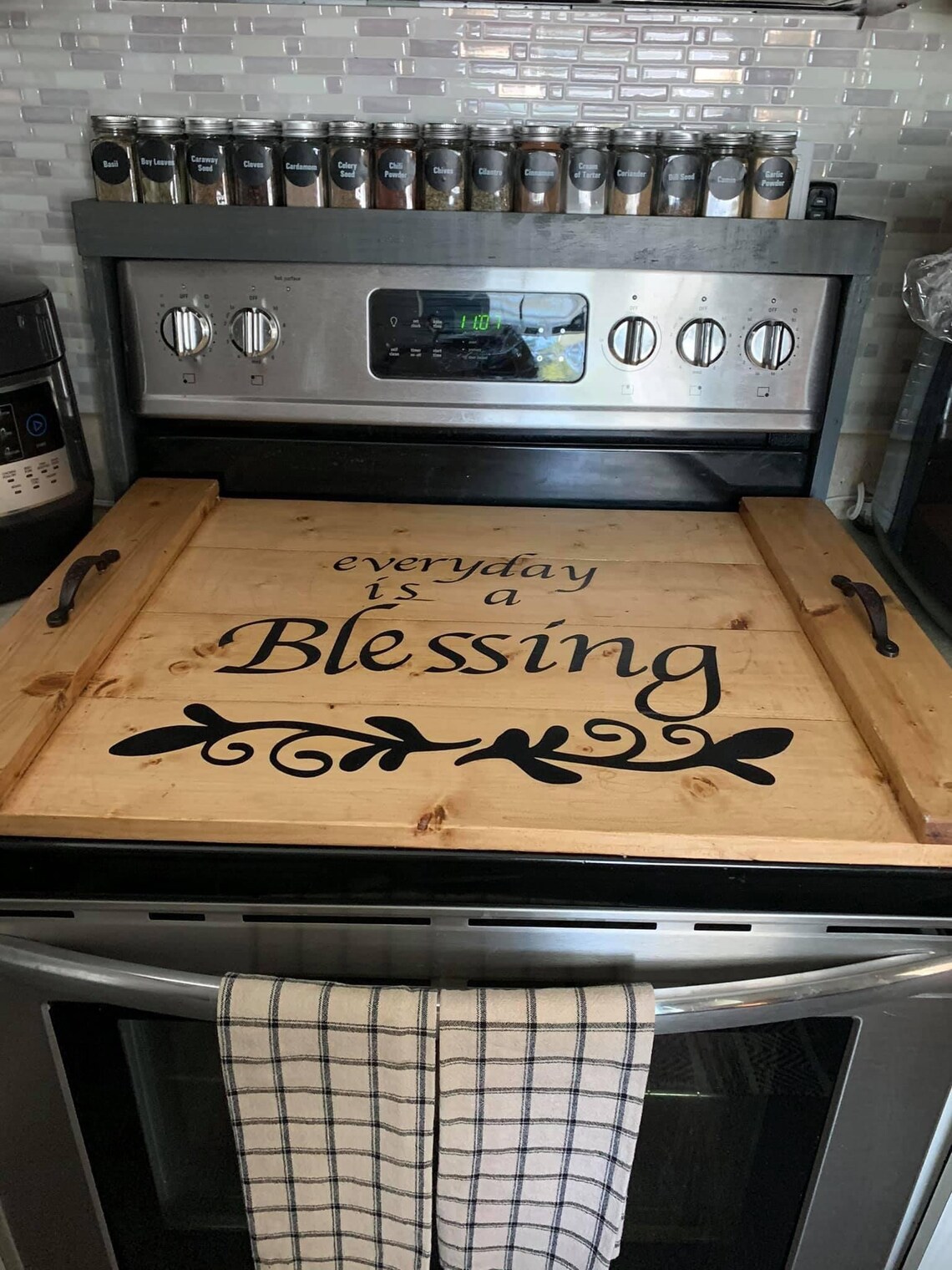 Stove Shelf Storage Custom Made to your stove Etsy