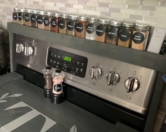 Stove Shelf Storage Custom Made to your stove