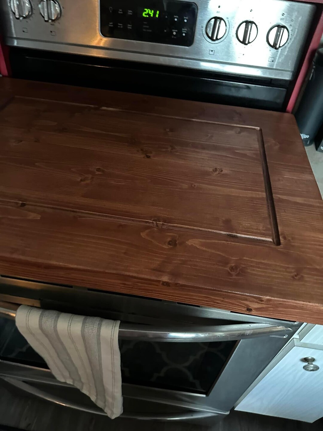 Gas Stove Noodle Board Top With Drip Edge Optional Handles Etsy