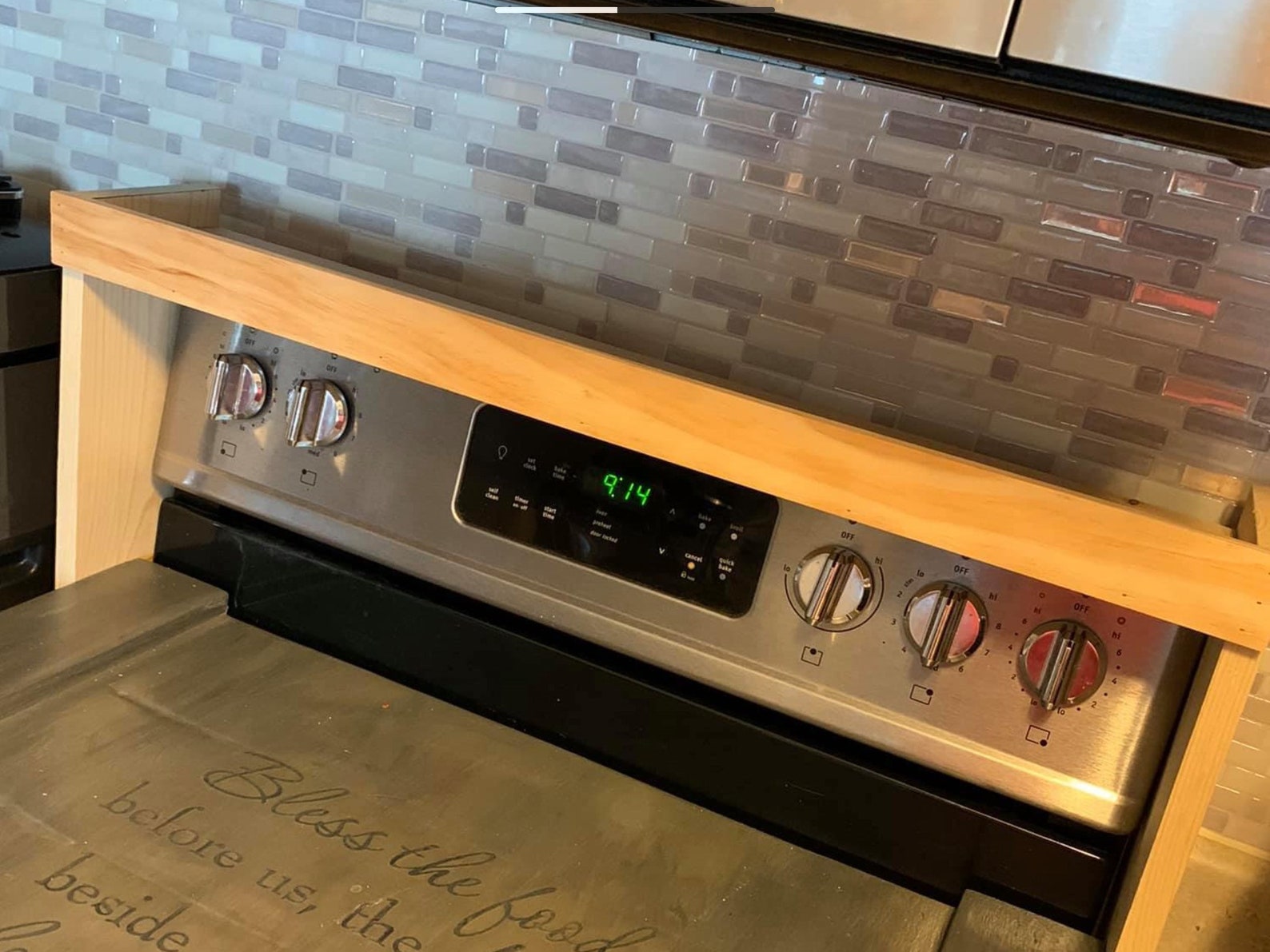 Stove Shelf Storage Custom Made to Your Stove Etsy