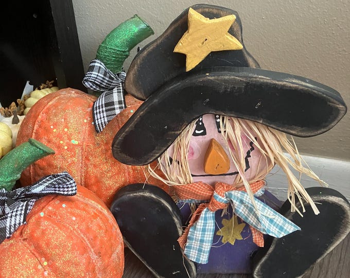 Fall  shelf critters witches, Turkey, scarecrows, Frankenstein