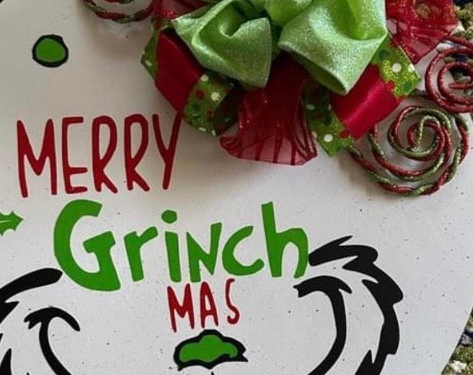 Sign Circles Fall and Christmas