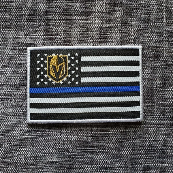 Golden Knights Primary Logo Thin Blue Line Flag Patch