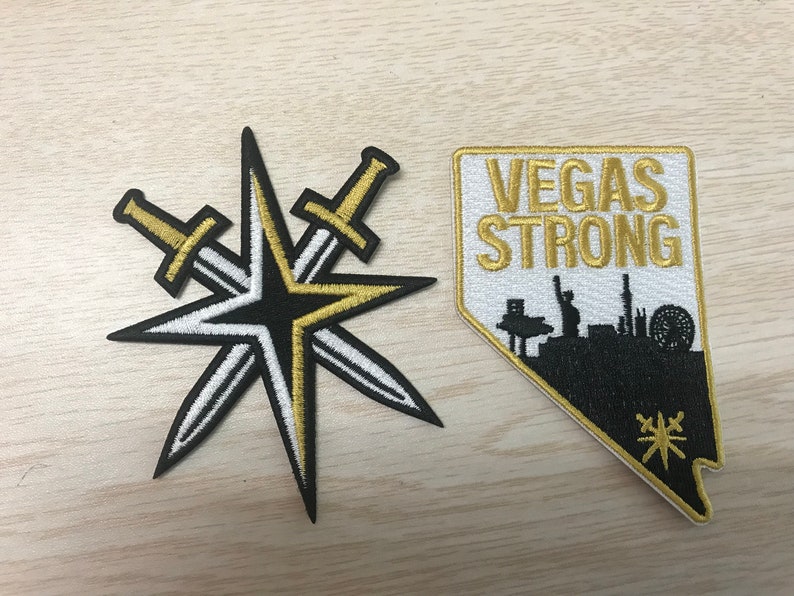 Patch Vegas Golden Knights Secondary Logo Etsy