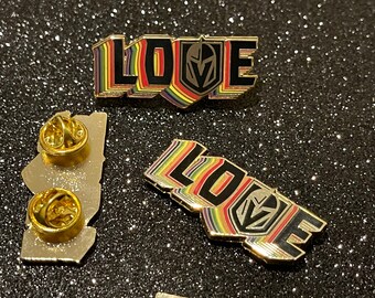 Golden Knights LOVE Pride Pin