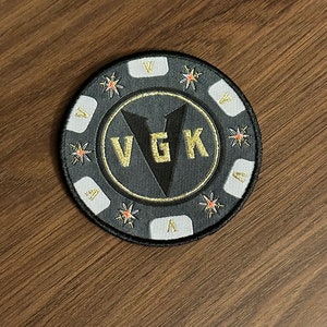 Black Out VGK POKER CHIP Aufnäher