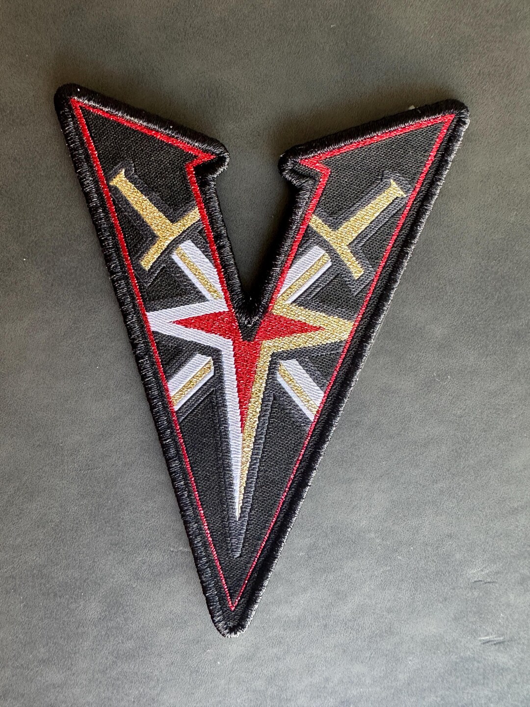 Woven 'V' Golden Knights Logo Patch - Etsy
