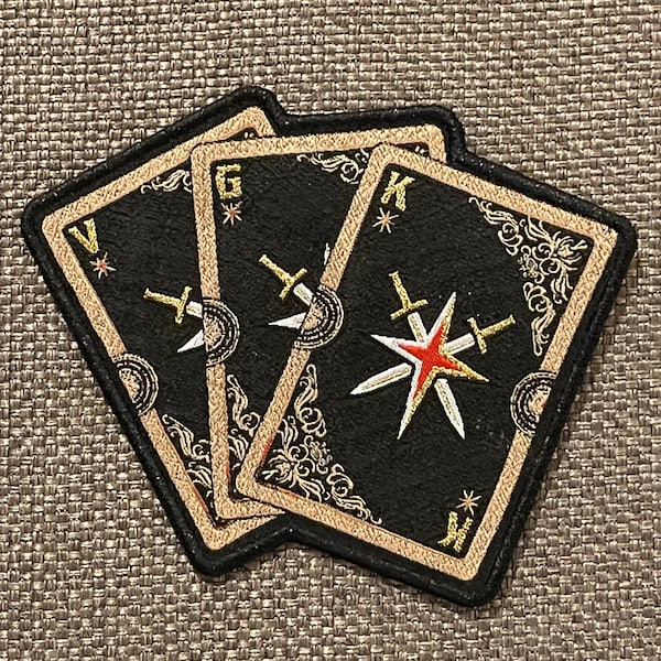 VGK Playing Cards Patch